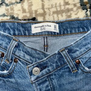 Abercrombie & Fitch Light Blue High Rise Jeans